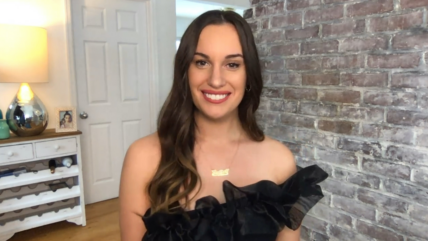 Hannah Berner in a virtual interview