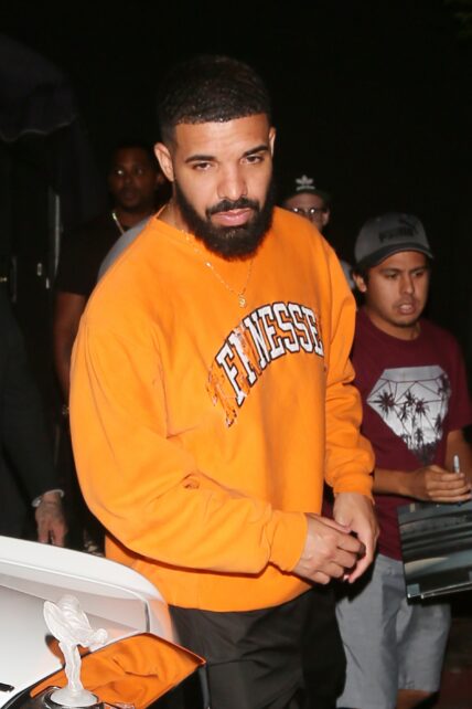 Drake is seen leaving the The Nice Guy at 5 A M in the morning