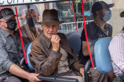 Harrison Ford and Phoebe Waller-Bridge filming Indiana Jones 5 in Cefalù, Sicily