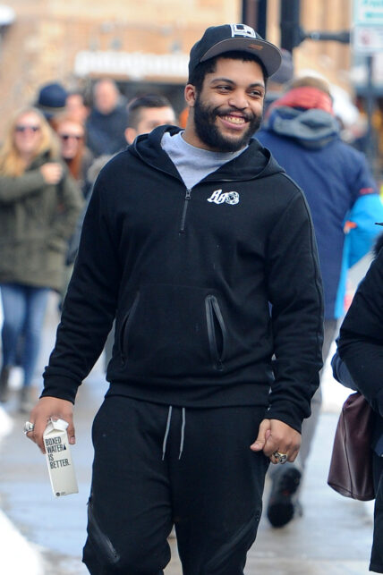 Ice Cube's Son, Shea Jackson Jr. Hits The Sundance Film Festival Sweatpants And A Hoody!