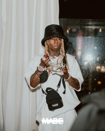 Winnie Harlow and Lil Wayne party together as they join 2 Chainz and Trey Songz at Saadiq by Made Nightlife