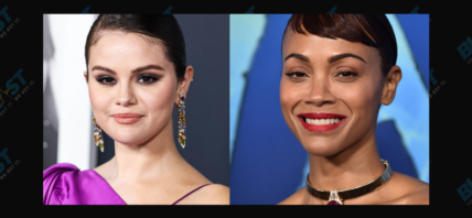 Zoe Saldaña fans over co-star Selena Gomez
