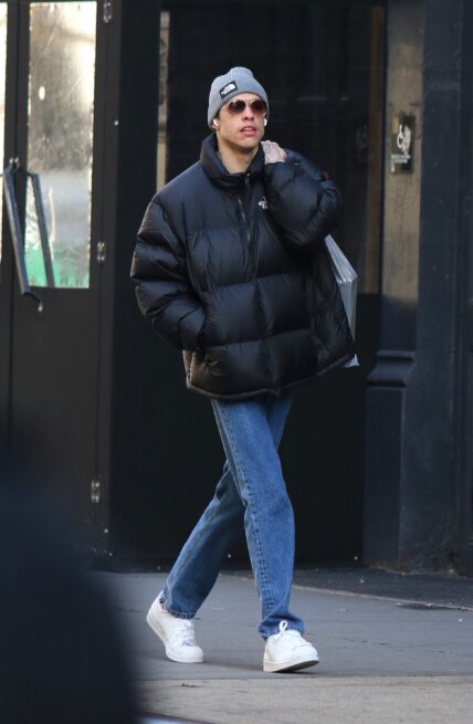 Pete Davidson is seen yawning while out shopping in Manhattan apos s Soho area