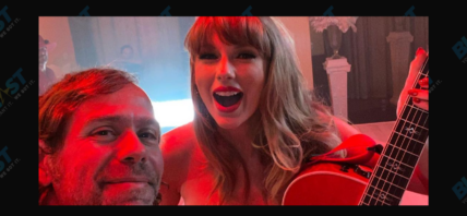 Taylor Swift and Aaron Dessner circa 2021