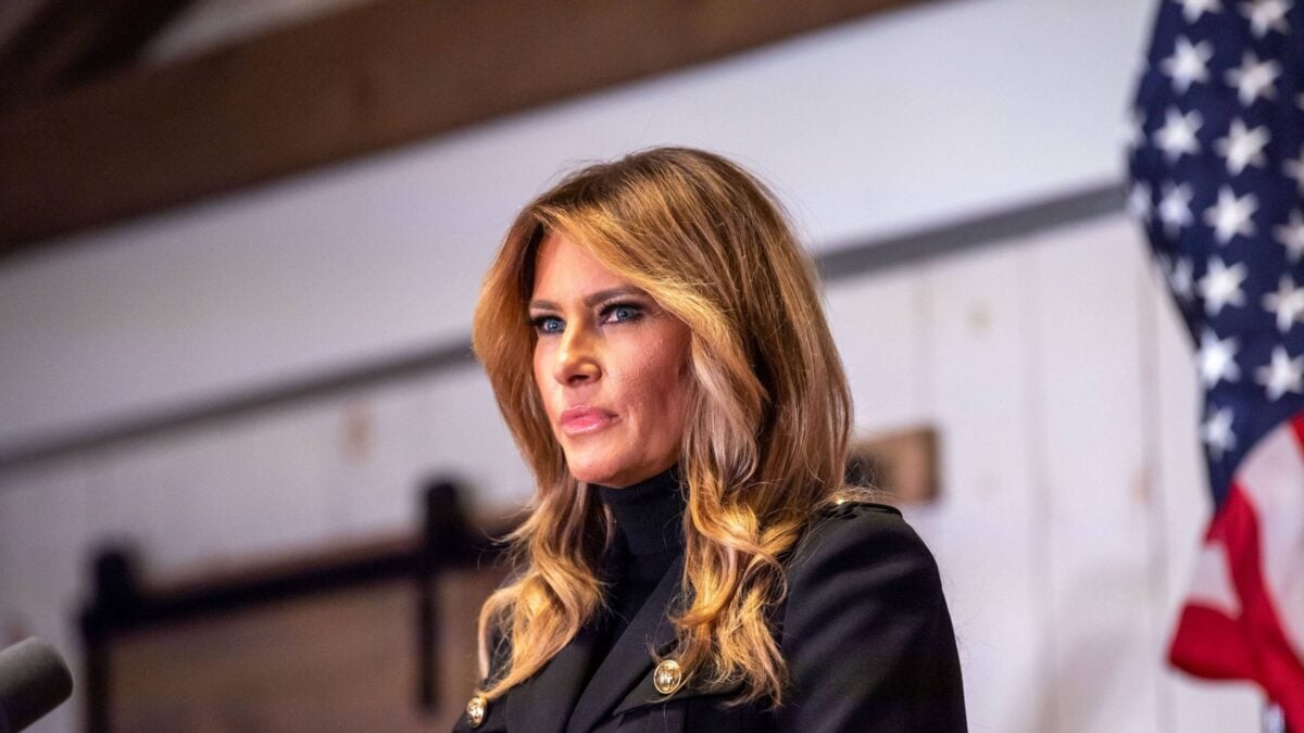 Striking Moment Melania Trump Leaves Seat Next To Donald As He Beckons Aide Natalie Harp At 250 Grand Prix Goes Viral