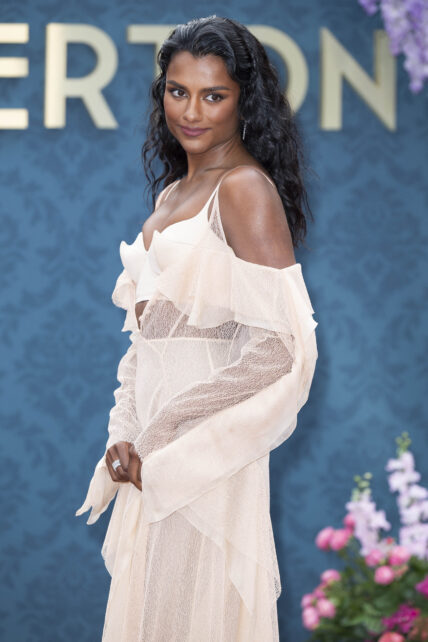 Simone Ashley attends the Bridgerton Season 3 ? Part Two Special Screening at the Odeon cinema, Leicester Square, London. 12th June 2024. 14 Jun 2024 Pictured: Simone Ashley attends the Bridgerton Season 3 ? Part Two Special Screening at the Odeon cinema, Leicester Square, London. 12th June 2024. Material must be credited "The Times/News Licensing" unless otherwise agreed. 100% surcharge if not credited. Online rights need to be cleared separately. Strictly one time use only subject to agreement with News Licensing. Photo credit: News Licensing / MEGA TheMegaAgency.com +1 888 505 6342 (Mega Agency TagID: MEGA1153059_011.jpg) [Photo via Mega Agency]