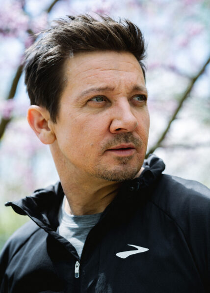 Jeremy Renner at new Brooks Running campaign