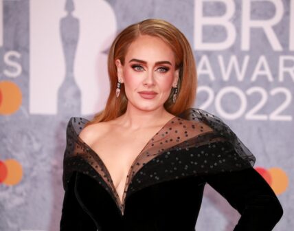 Adele at the Brit Awards 2022
