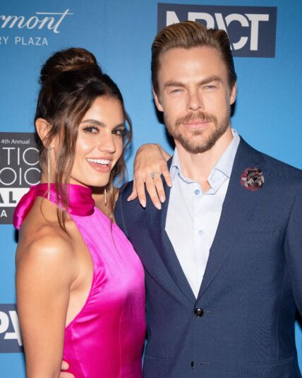 Hayley Erbert and Derek Hough at Critics Choice Real TV Awards 2022