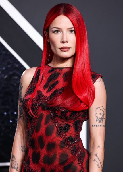 ELMONT, NEW YORK, USA - SEPTEMBER 11: 2024 MTV Video Music Awards held at UBS Arena on September 11, 2024 in Elmont, New York, United States. 12 Sep 2024 Pictured: Halsey. Photo credit: Xavier Collin/Image Press Agency/MEGA TheMegaAgency.com +1 888 505 6342 (Mega Agency TagID: MEGA1197972_072.jpg) [Photo via Mega Agency]