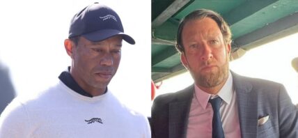 Tiger Woods, Dave Portnoy photo collage