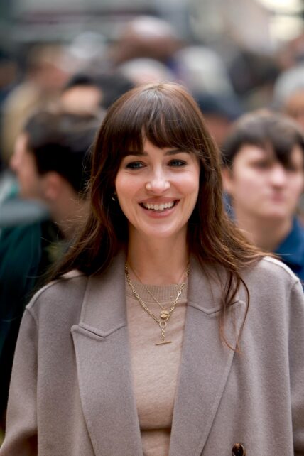 Dakota Johnson filming Verity