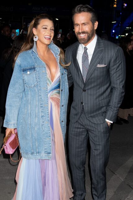 Blake Lively and Ryan Reynolds Outside Arrivals for "The Adam Project"