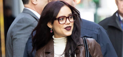 Jenna Ortega and Uzo Aduba On Late Show with Stephen Colbert Show