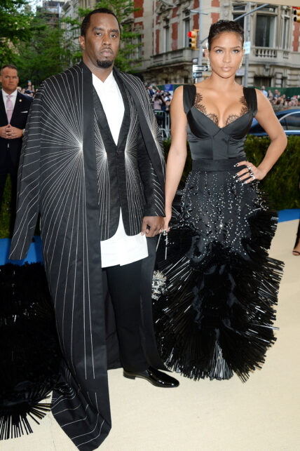 Diddy and Cassie at the 2017 Met Gala