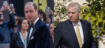 Prince William, Prince Andrew photo collage