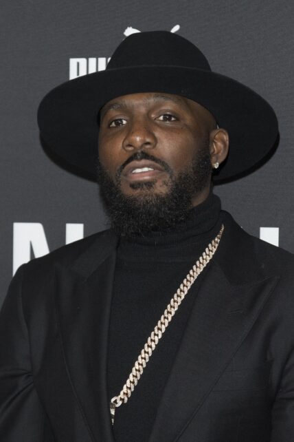 Dez Bryant posing on the red carpet.