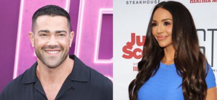 Photo collage of Jesse Metcalfe and Scheana Shay.