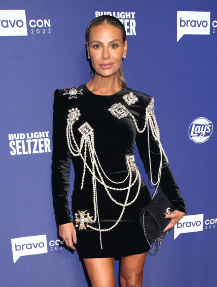 Dorit Kemsley posing on the red carpet.
