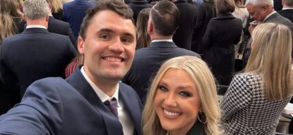 Charlie Kirk and Erika Kirk