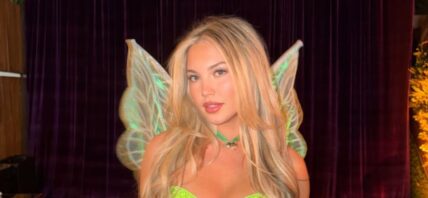 Hannah Fields dressed as a fairy