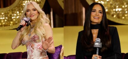 Kyle Richards and Erika Jayne