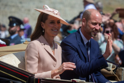 Princess Of Wales At Royal Parade In Windsor