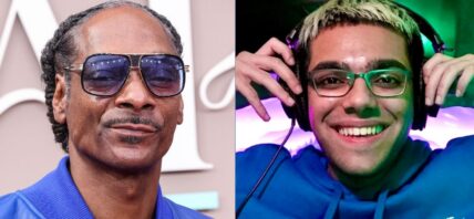 Snoop Dogg (left) N3on (right)