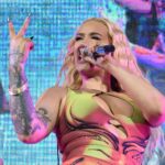 Iggy Azalea performing on stage