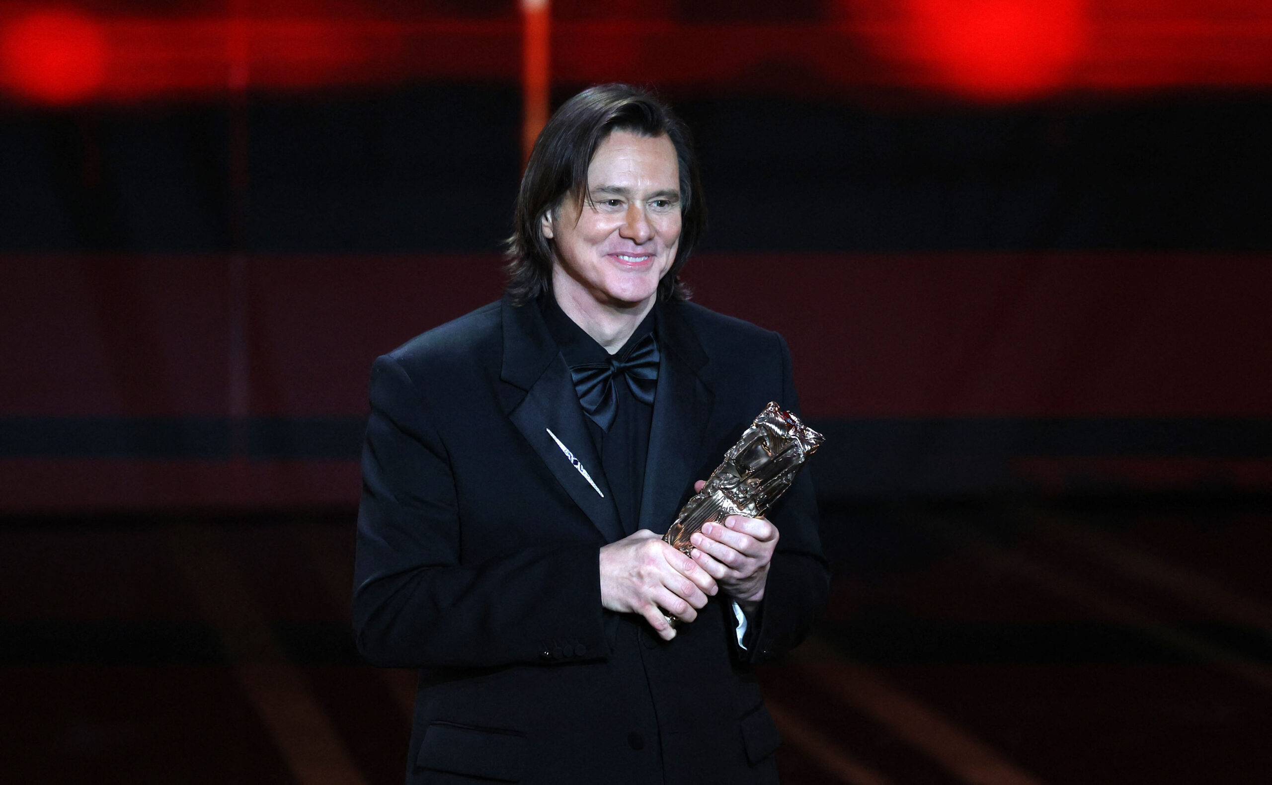 Jim Carrey no 51º Césars Film Awards no L'Olympia em 26 de fevereiro de 2026 em Paris, França.