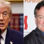 Donald Trump (left) Robin Williams (right)