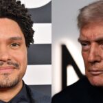 Trevor Noah (left) Donald Trump (right)