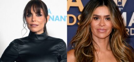 Photo collage of Bethenny Frankel and Taylor Frankie Paul.