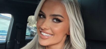Blake Monroe selfie in car