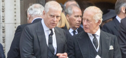 Ex-Prince Andrew and King Charles