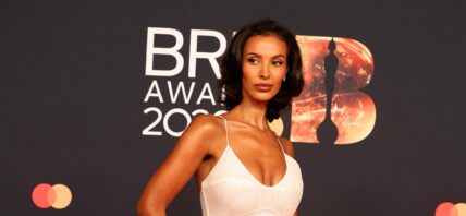 Maya Jama on the red carpet