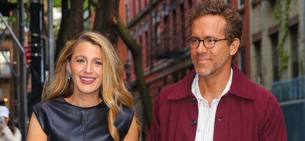 Blake Lively and Ryan Reynolds seen holding hands while arriving at the Broadway play to support A-list pals Hugh Jackman's new play in New York City