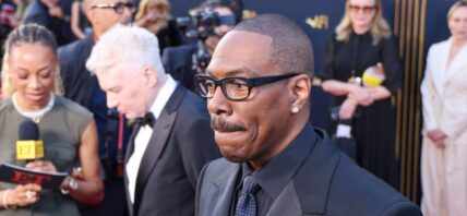 Eddie Murphy on the red carpet