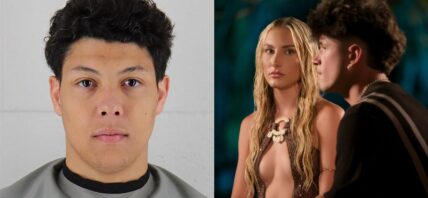 Jackson Mahomes (left) Shyanne and Jack (right)