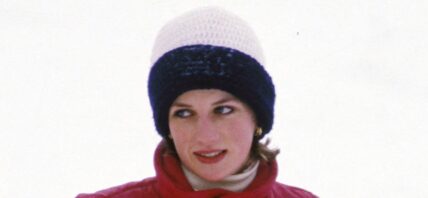 Princess Diana in the snow