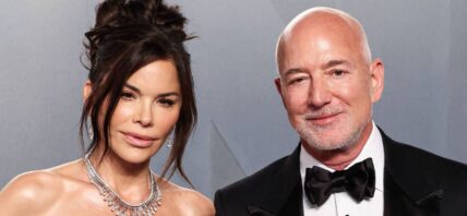Jeff Bezos and Lauren Sanchez at 2026 Vanity Fair Oscar Party