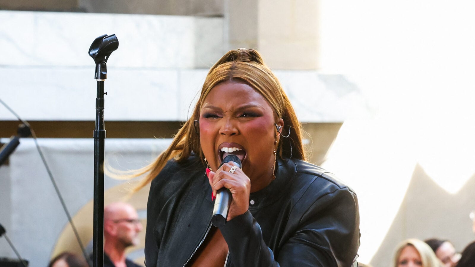 Lizzo performs at the Today Show Citi Concert Series this morning in New York City MEGA1459125 003