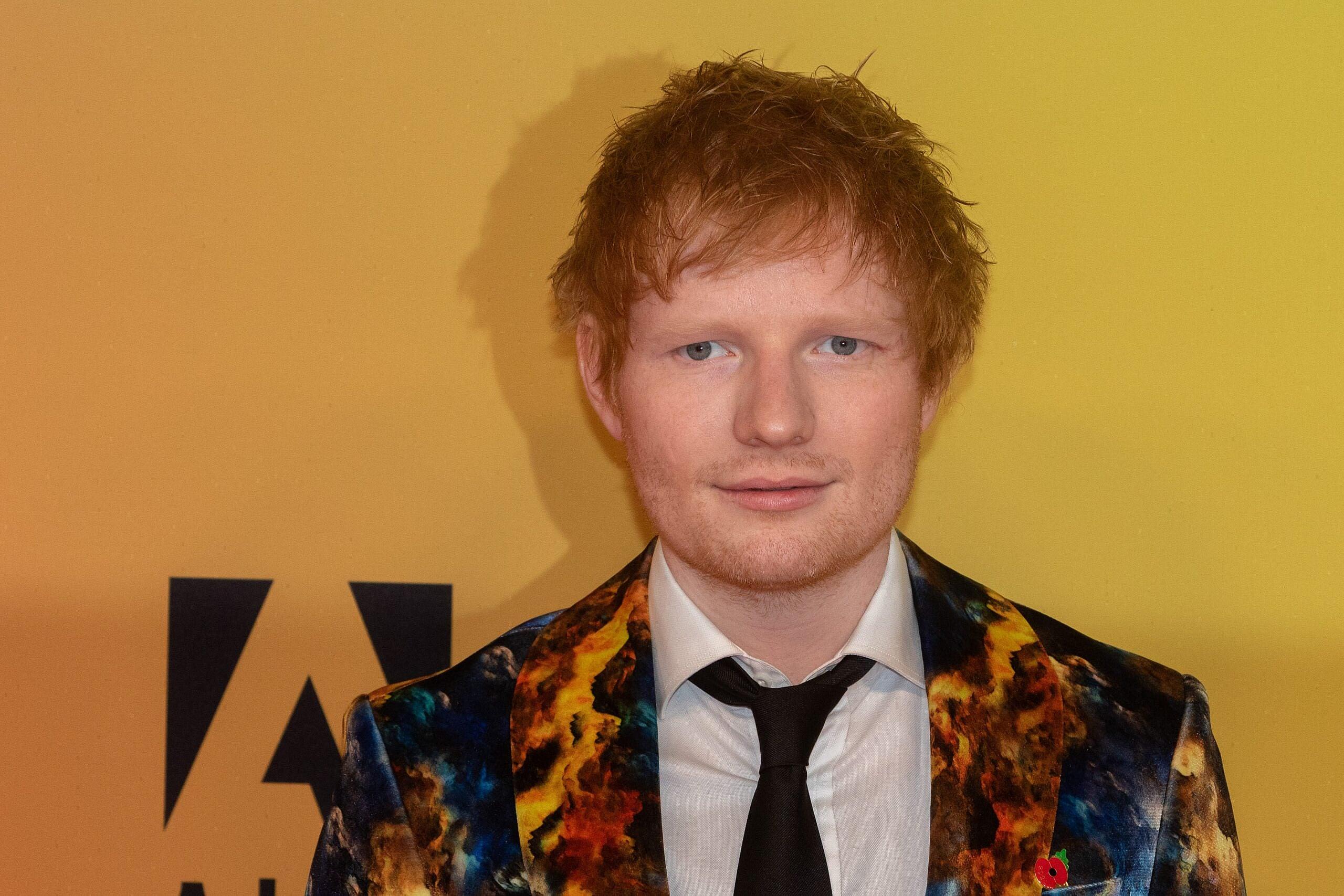 Ed Sheeran at 2021 MTV EMAs