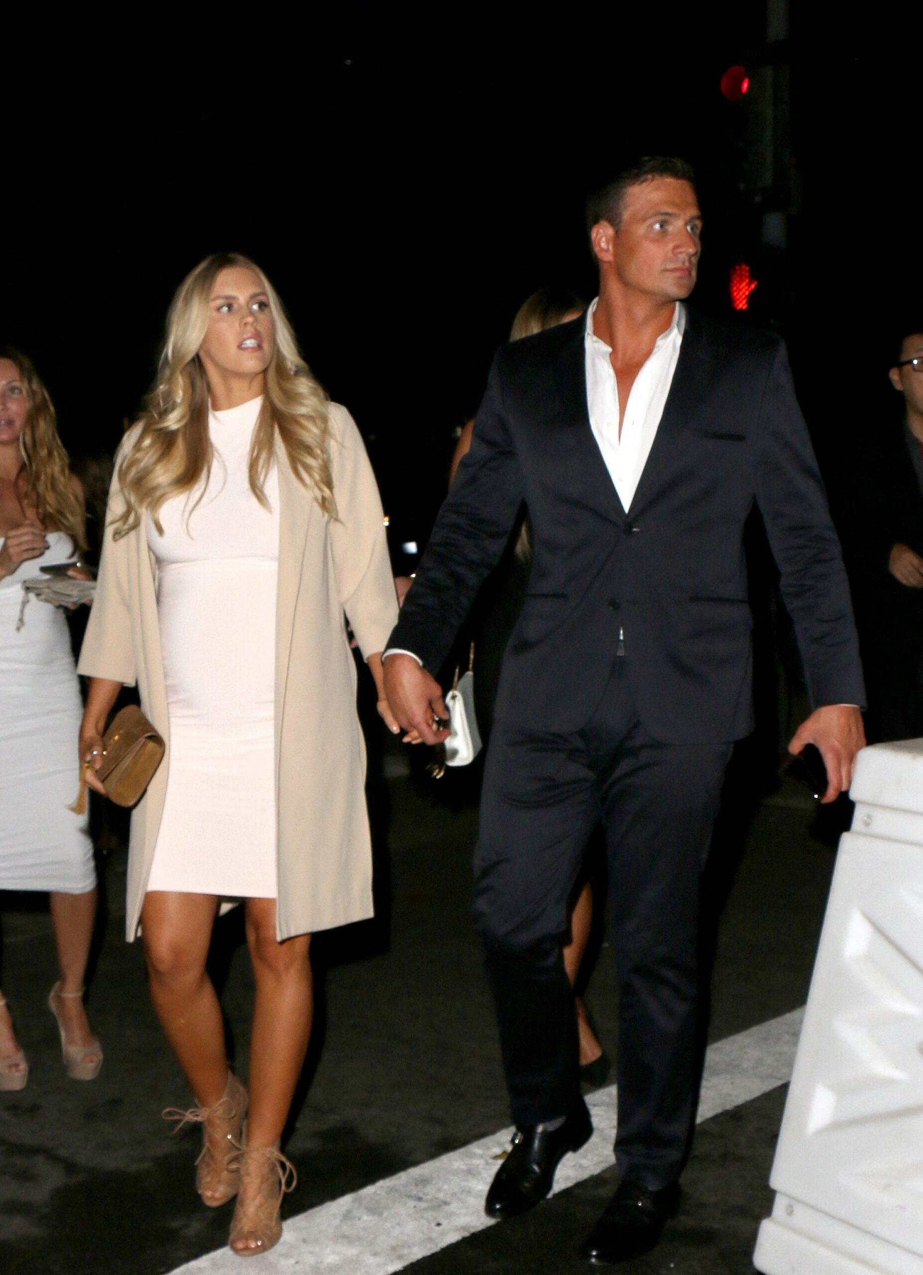 Ryan Lochte and Kayla Reid.