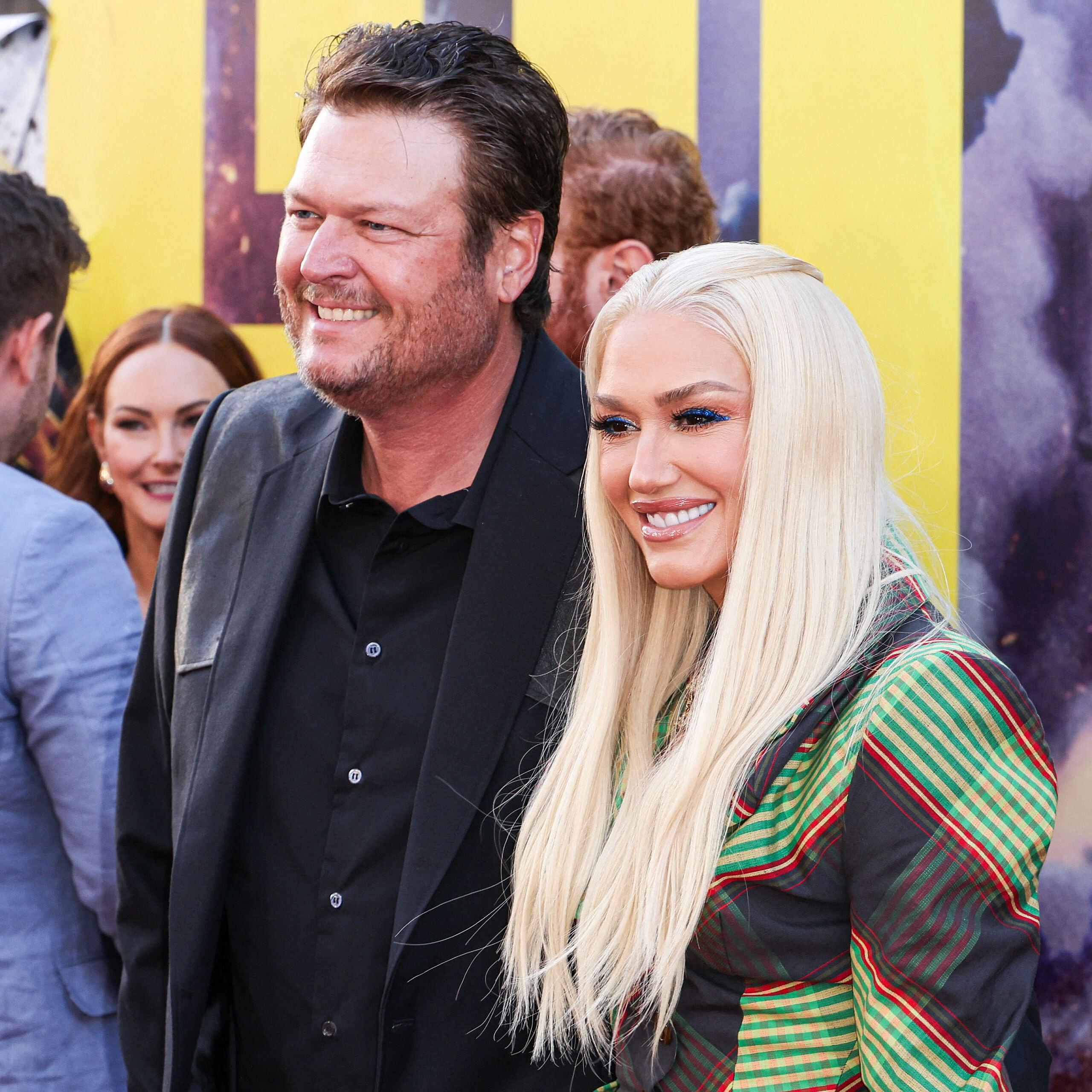 Blake Shelton and Gwen Stefani at Los Angeles Premiere Of Universal Pictures' 'The Fall Guy'