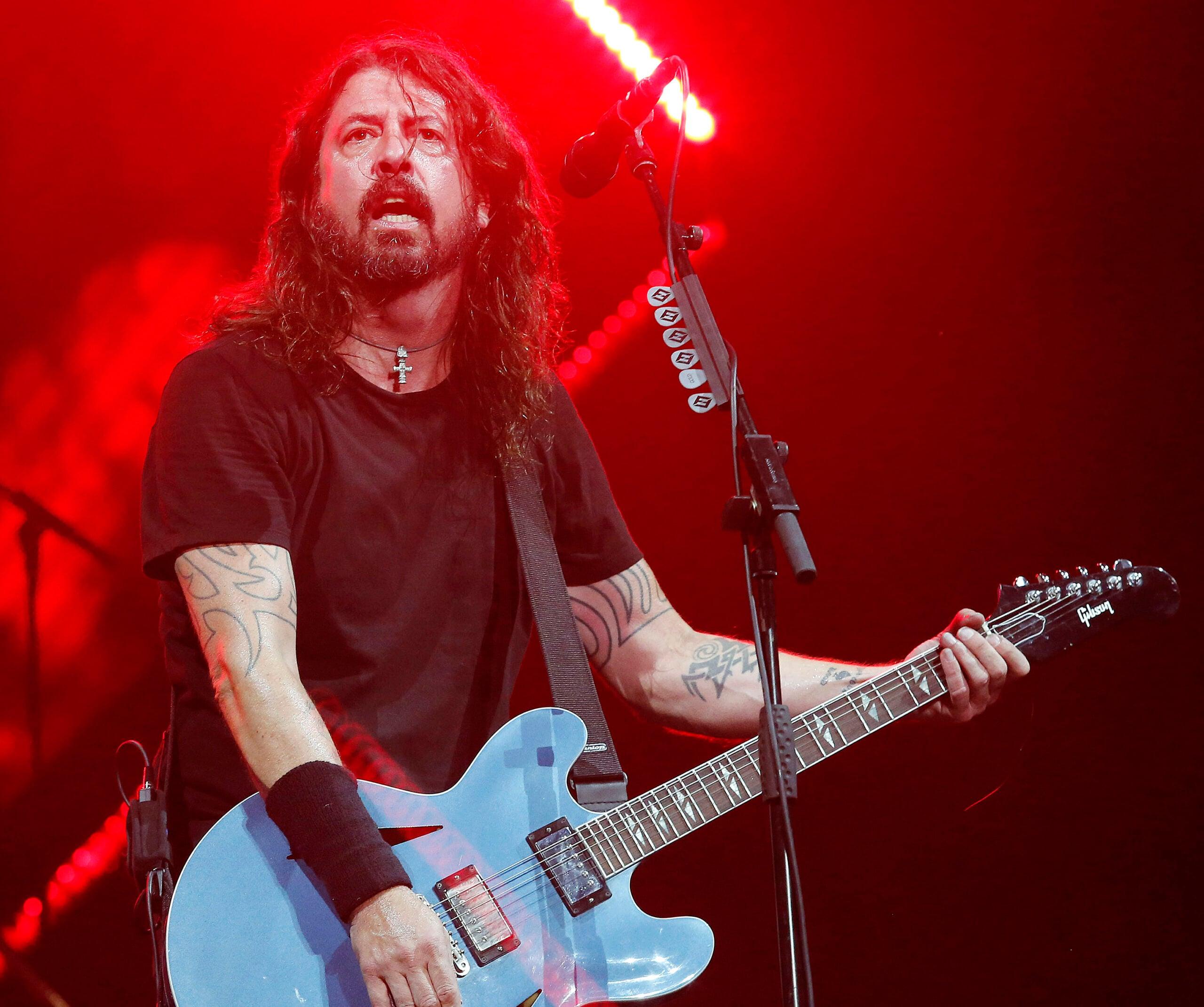 Dave Grohl at the Foo Fighters Concert in Curitiba - Brazil