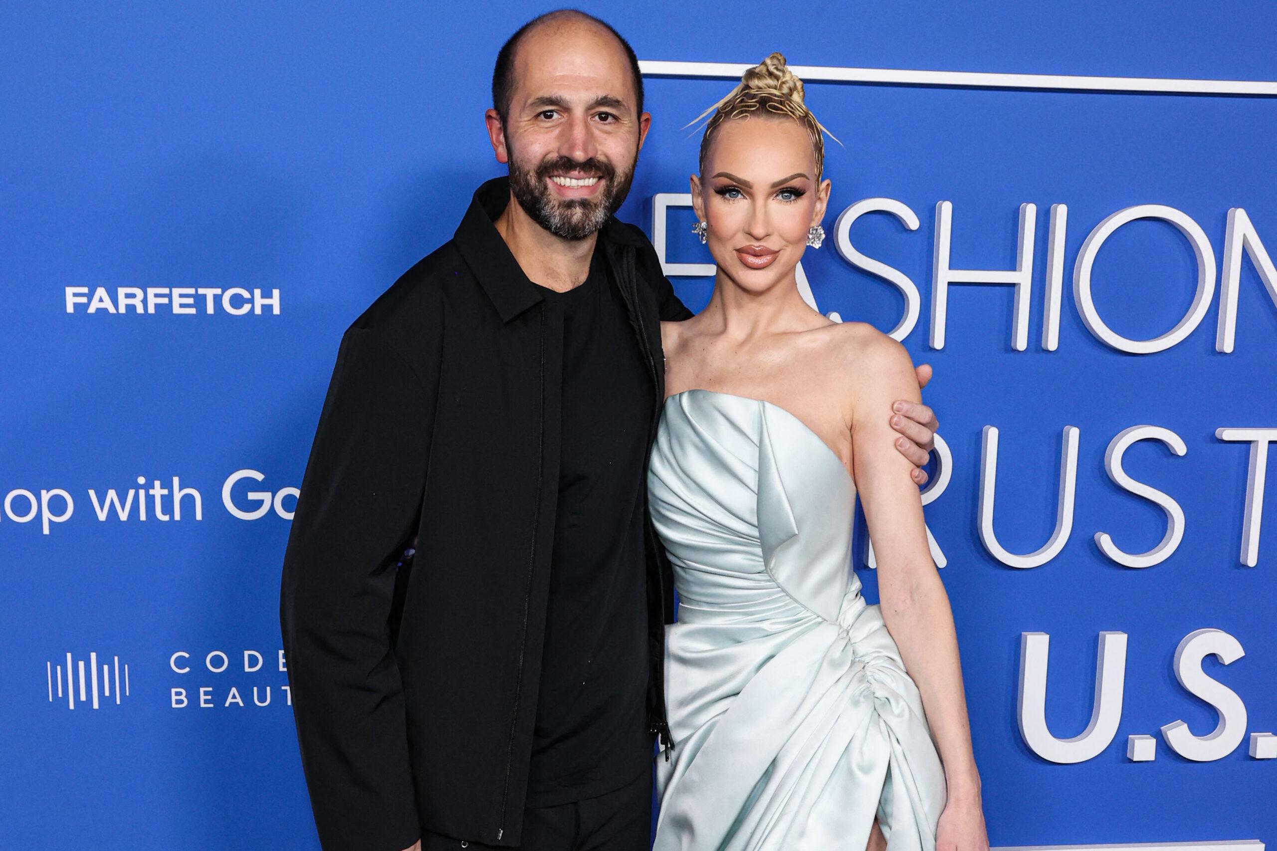 Christine Quinn and Christian Richard at Fashion Trust U.S. Awards 2023