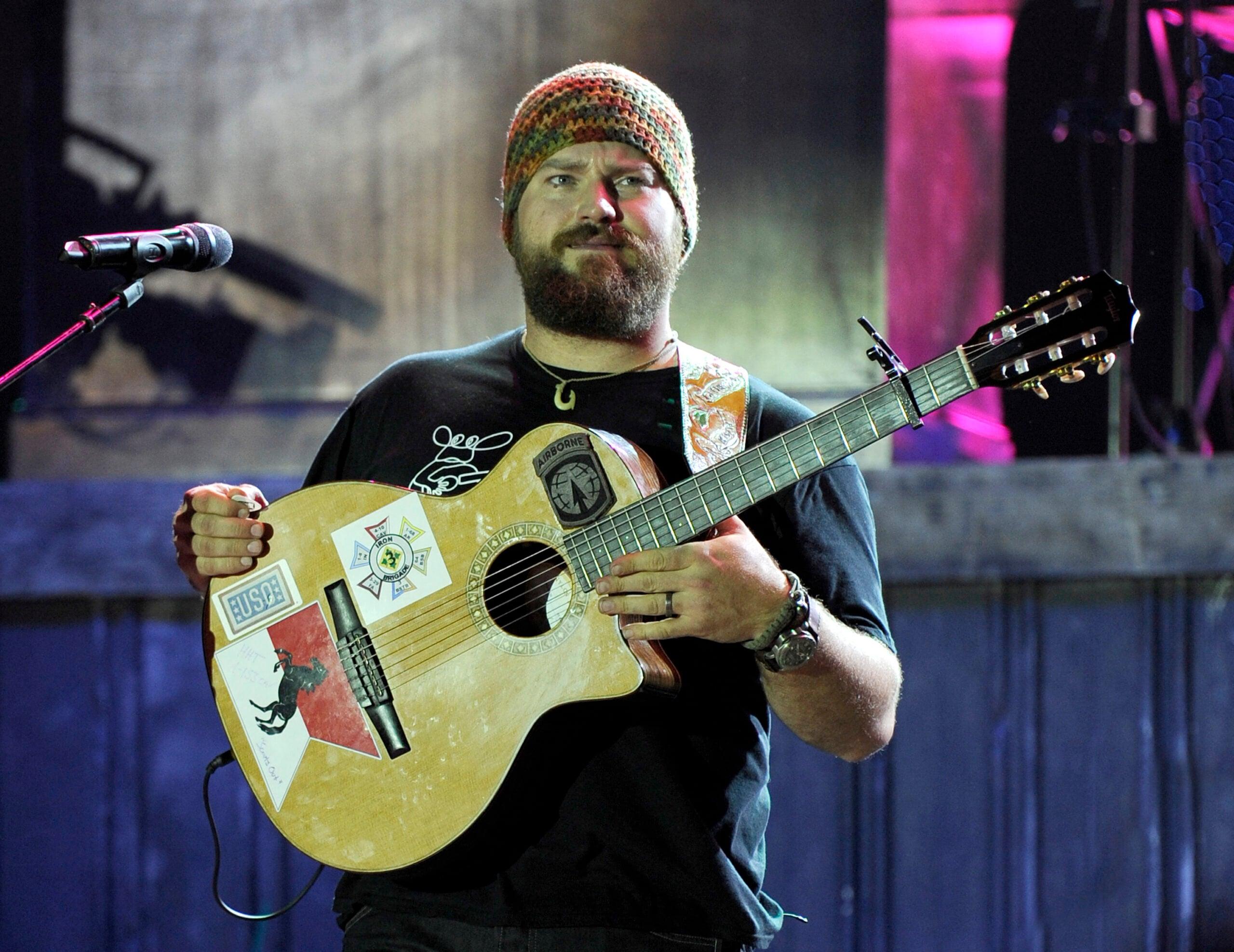 Zac Brown Band performs at the Coca-Cola NASCAR's Ford Championship Drive Concert in Miami Beach, Florida