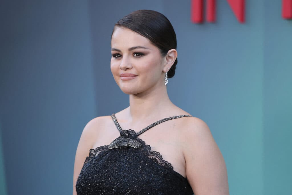selena gomez sequin dress only murders Selena Gomez Dazzles at 'Only Murders in the Building' Premiere