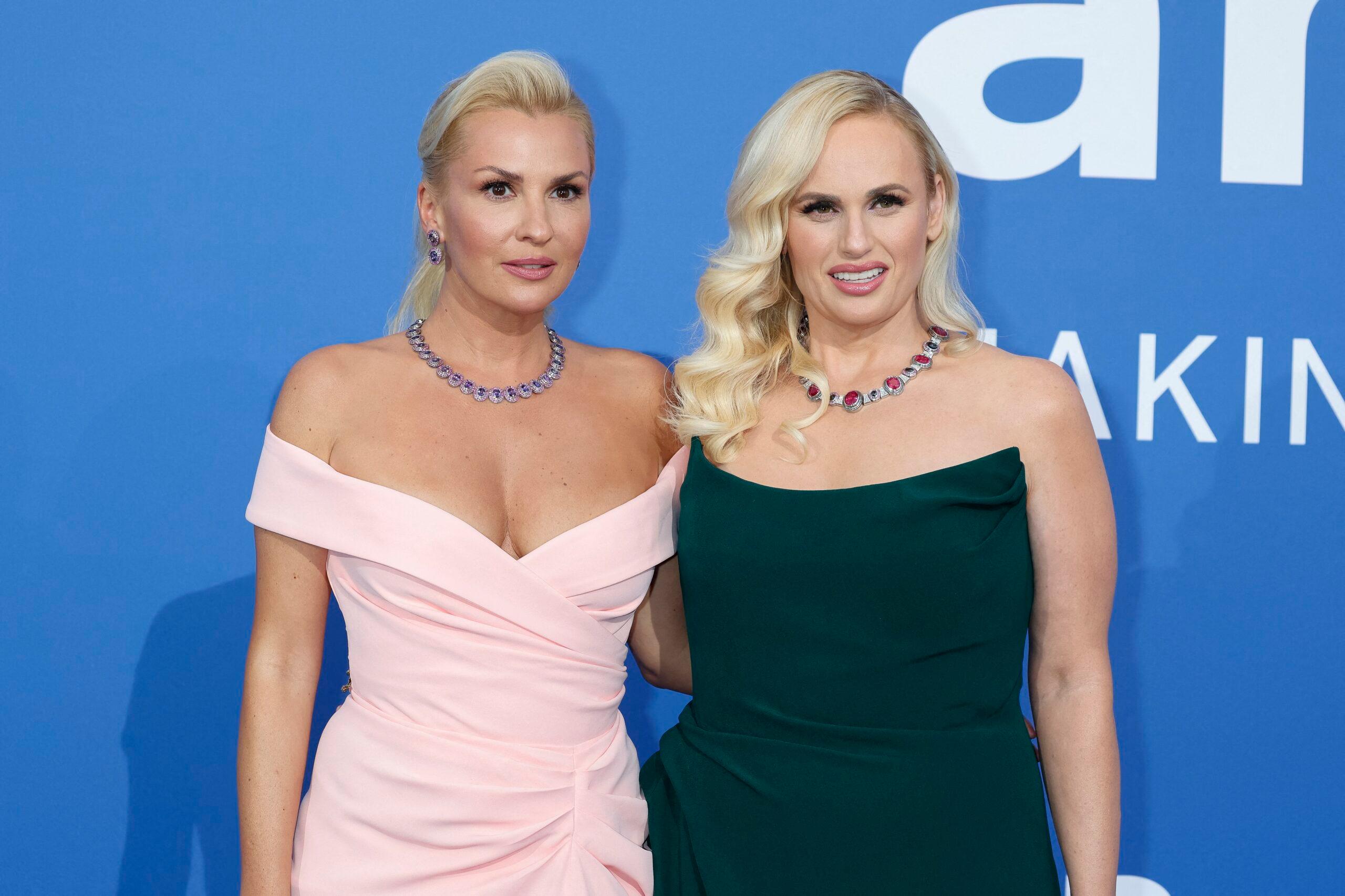 Ramona Agruma and Rebel Wilson attend amfAR Gala Cannes 2023